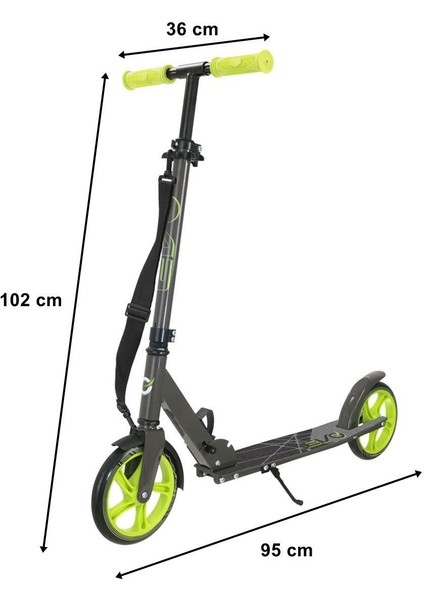 Flexi Max 2 Tekerlekli Scooter Yeşil