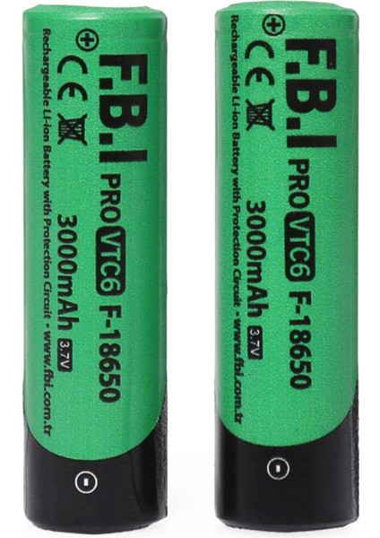 Vtc6 18650 3.7V 3000MAH 30A Li-Ion Şarjlı Pil + Pil Taşıma Kutusu 2'li Set modelleri