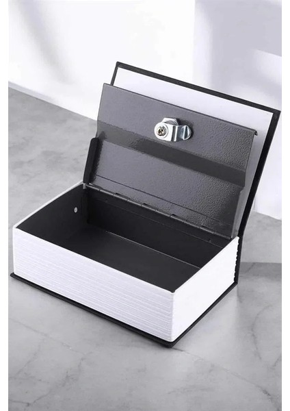 Büyük Boy Anahtarlı Kitap Görünümlü Gizli Kasa Çelik Kasa Altın Kasası modelleri