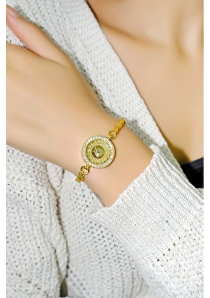 22 Ayar Çeyrekli Halat Bileklik modelleri