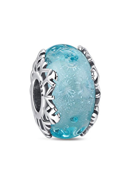 Buz Mavisi Kar Tanesi Murano Charm fiyatları