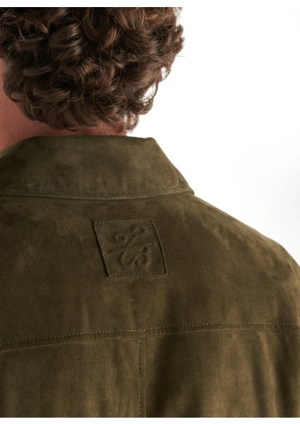 Standart Gömlek Yaka Düz Haki Erkek Gömlek TBMRLT1022 fırsatları