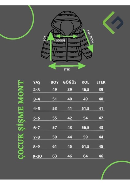 Kız Çocuk Polarlı Kürklü Kapüşonlu Şeker Desenli Kışlık Şişme Mont & Kaban & Parka fiyatları