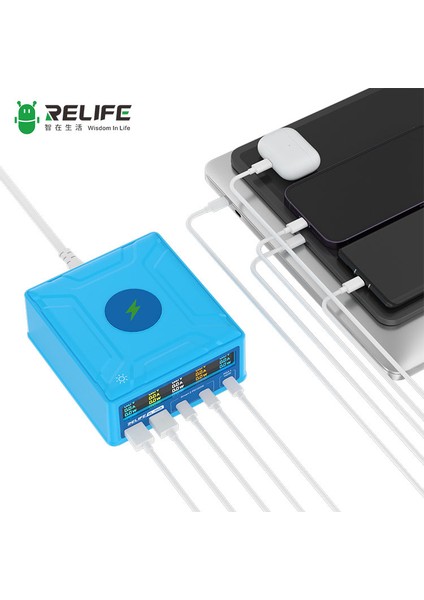 RL-304R 260 Watt 5 Portlu Wireless Özellikli Akıllı Şarj Istasyonu fiyatları