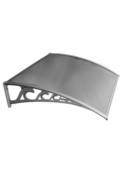 Pratik Sundurma Kapı Pencere Üstü 100X150 cm Gri 6 mm Levhalı