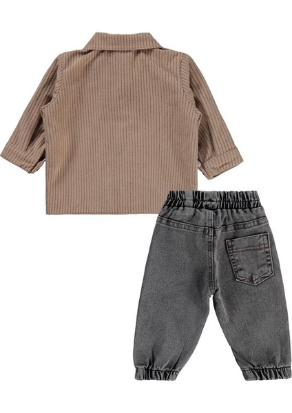 Kadife Ceketli 6-18 Ay Takım