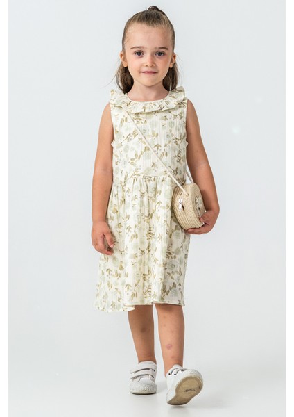 Gül Detaylı Hırkalı Kız Çocuk 3\'lü Takım - 26K 7271 indirimleri