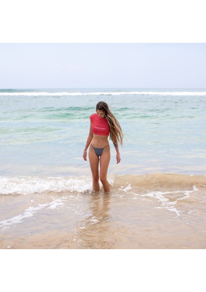 Turkish Delight Crop Tişört - Kırmızı fiyatları