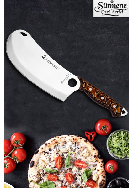 Sürmene Serisi Mutfak Bıçak Seti Pide Börek Pizza Salata Bıçağı Kahve Verzalit Sap HDS-127