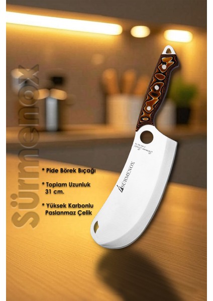 Sürmene Serisi Mutfak Bıçak Seti Pide Börek Pizza Salata Bıçağı Kahve Verzalit Sap HDS-127 fiyatları