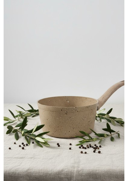 Granit Derin Sos Tenceresi – Yapışmaz, Isıya Dayanıklı, Şık Tasarım | 17 cm fiyatları