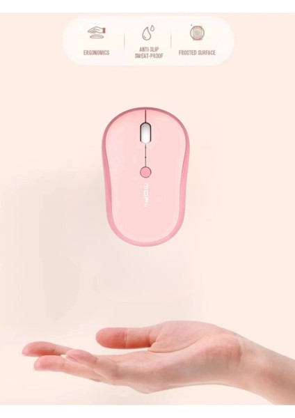 Mofii M5AG Pembe Wireless Mouse