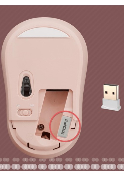 Mofii M5AG Pembe Wireless Mouse fırsatları