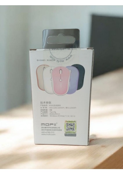 Mofii M5AG Pembe Wireless Mouse