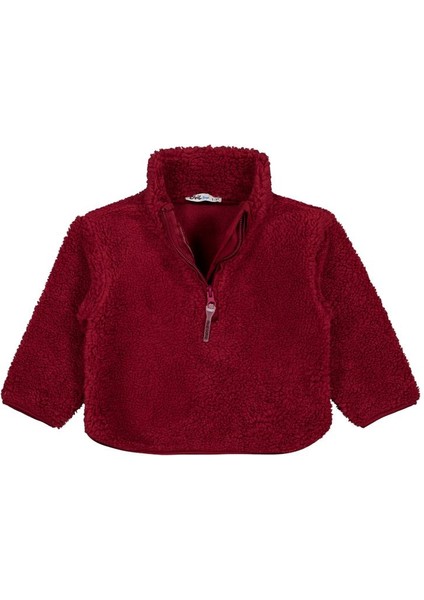 Biyeli Yarım Fermuarlı 2-5 Yaş Sweatshirt