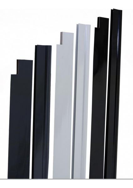 Pratik Sundurma Kapı Pencere Üstü 100X300 cm Siyah 6 mm Levhalı