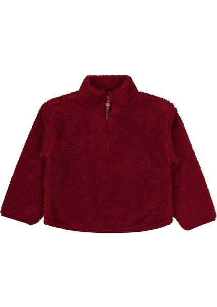 Biyeli Yarım Fermuarlı 6-9 Yaş Sweatshirt