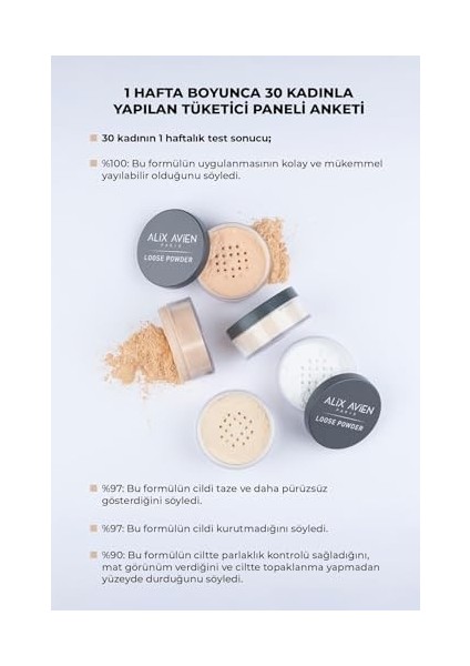 Alıx Avıen Ipeksi Toz Pudra - Sabitleyici Etki Mat Bitiş - Loose Powder 04 Desert Sand fiyatları