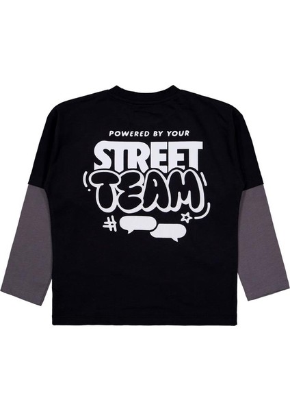 Street Team Baskılı 6-9 Yaş Sweatshirt fiyatları