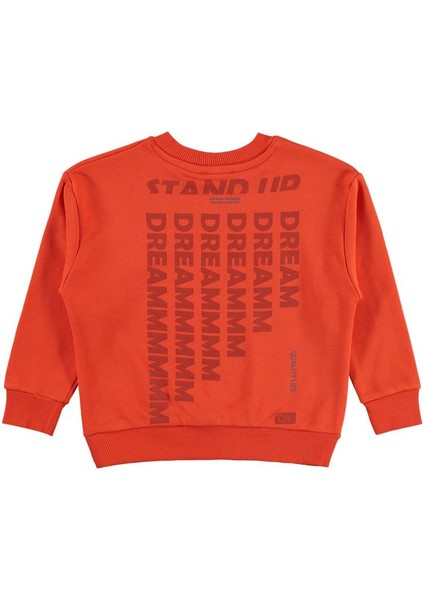 Peace Quıet Baskılı 10-13 Yaş Sweatshirt