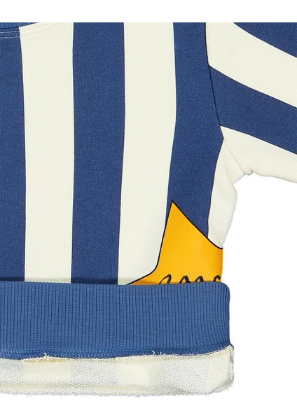 Çizgili Yıldız Baskılı 2-5 Yaş Sweatshirt modelleri