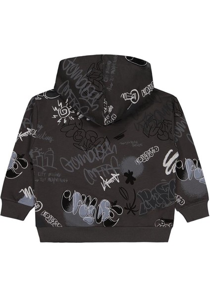 Grafiti Empirme Baskılı 6-9 Yaş Sweatshirt fiyatları