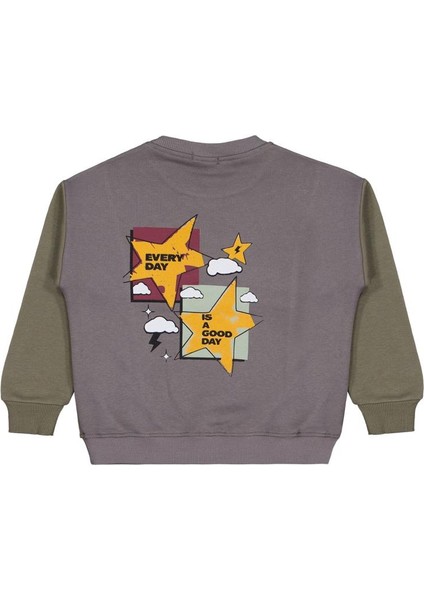 Every Day Yıldız Baskılı 6-9 Yaş Sweatshirt fiyatları