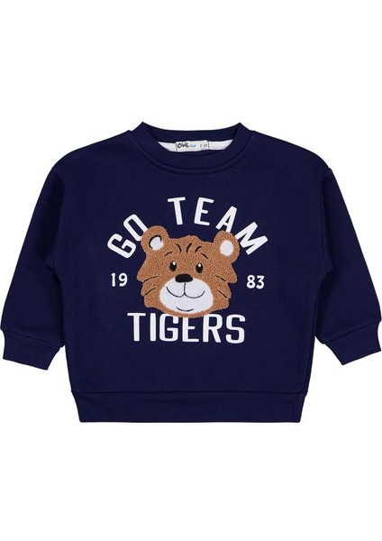 Go Team Tıger Baskılı 2-5 Yaş Sweatshirt