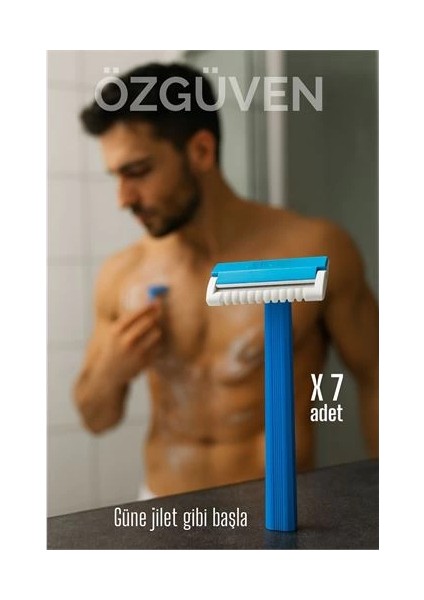 Bfs Banyo Jileti Unisex 7'li Paket