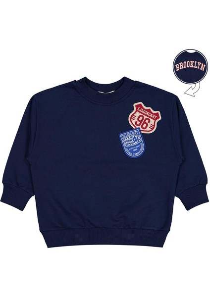 Brooklyn Baskılı 2-5 Yaş Sweatshirt