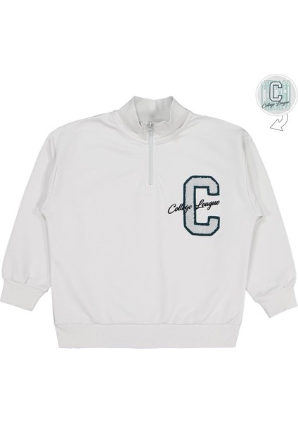 C Chıcago Baskılı-Nakışlı 10-13 Yaş Sweatshirt fiyatları