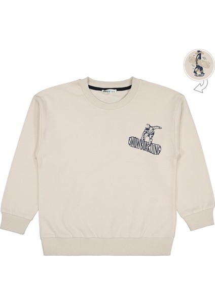 Snowboarding Baskılı 6-9 Yaş Sweatshirt fiyatları