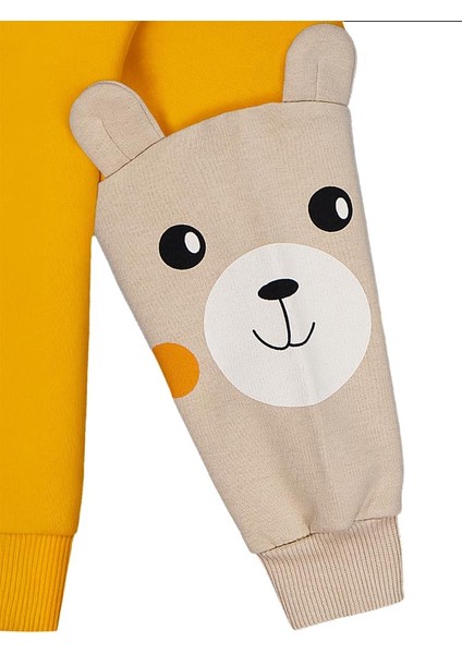 Kolları Ayı Baskılı 2-5 Yaş Sweatshirt modelleri