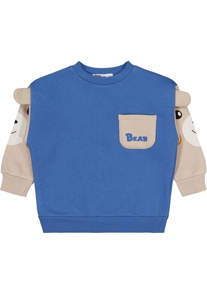 Kolları Ayı Baskılı 2-5 Yaş Sweatshirt fiyatları