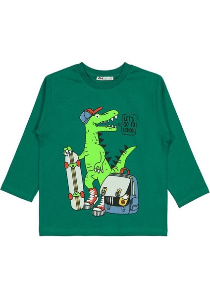 Lets Go Timsah Baskılı 2-5 Yaş Sweatshirt fiyatları