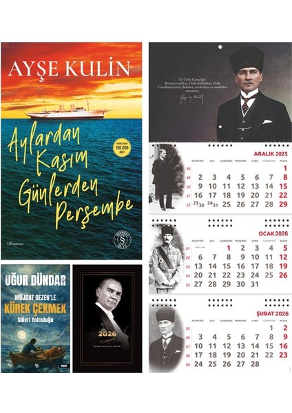 Aylardan Kasım Günlerden Perşembe ve Müjdat Gezenle Kürek Çekmek -Gazi Paşaajanda -Gazi Duvartakvimi