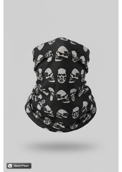 Çoklu Kurukafa Figürlü Boyunluk Unisex Buff Baf Maske Bandana fiyatları