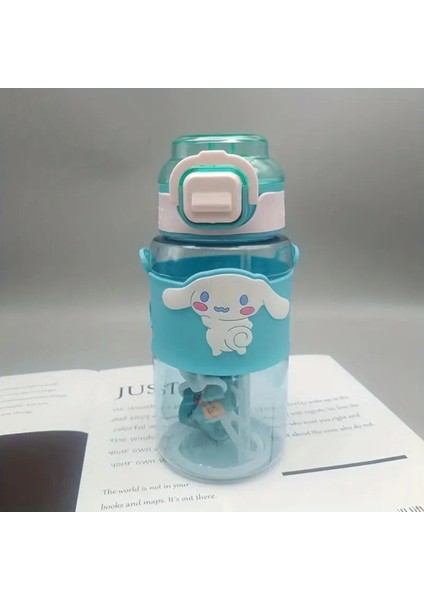 Çocuk Suluk Matara 600ML Askılı Cinnamoroll Figürlü Plastik AD41448 fiyatları