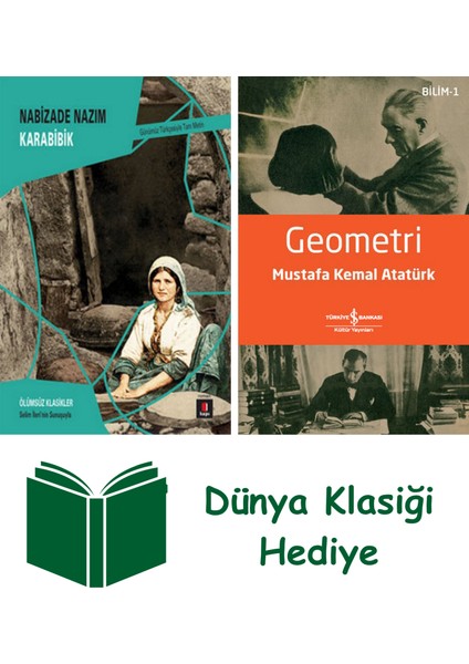 Karabibik + Geometri + Dünya Klasiği Hediye