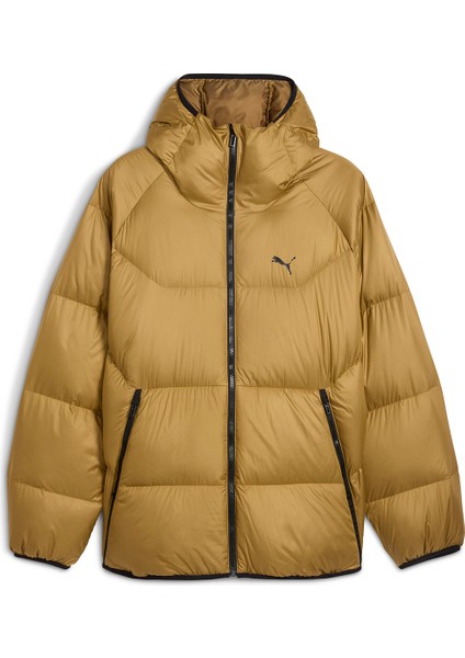 Hooded Down Puffer Erkek Sarı Günlük Stil Mont 68838269 fırsatları