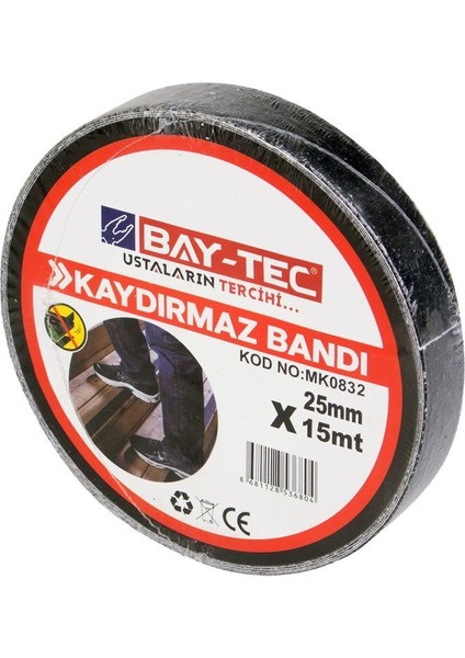 Merdiven Kaydırmaz Bant 25MM x 15MT MK0832
