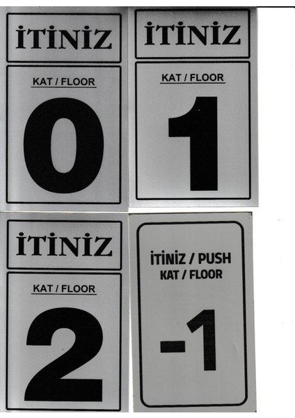 Kat Numarası 9X15 cm Kendinden Yapışkanlı fiyatları