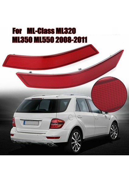 Arka Tampon Kırmızı Işık Reflektör Lensi Mercedes-Benz ml Sınıfı W164 ML320 ML350 ml 5501648200374 1648201574 (Yurt Dışından) fiyatları