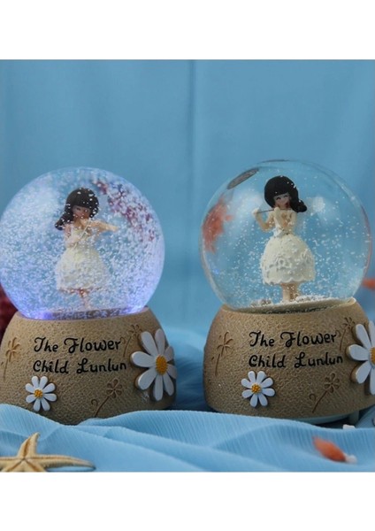 Kemancı Kız Kar Küresi Orta Boy ( Lisinya )