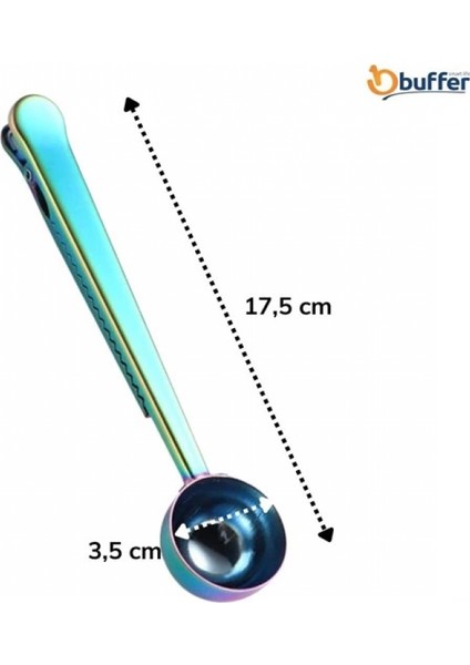 Mandallı Kahve Ölçü Kaşığı Renkli Çok Fonksiyonlu Paslanmaz Çelik Kaşık (K95) modelleri