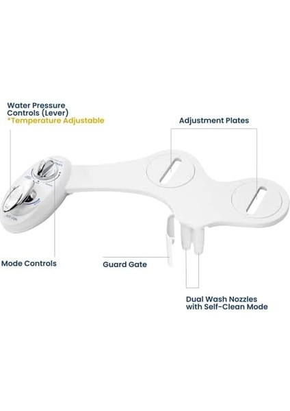 Bidet Neo 320 ( Series) – Kendi Kendini Temizleyen Başlık –, ve Soğuk Su ile Elektrik Mekanik Bide Wc-Sabitleme W/güçlü Musluk Valfler ve Metal Hortumlar, Neo 320 fiyatları