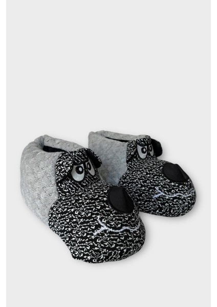 Erkek Örgülü Panduf Ev Botu Gri fiyatları