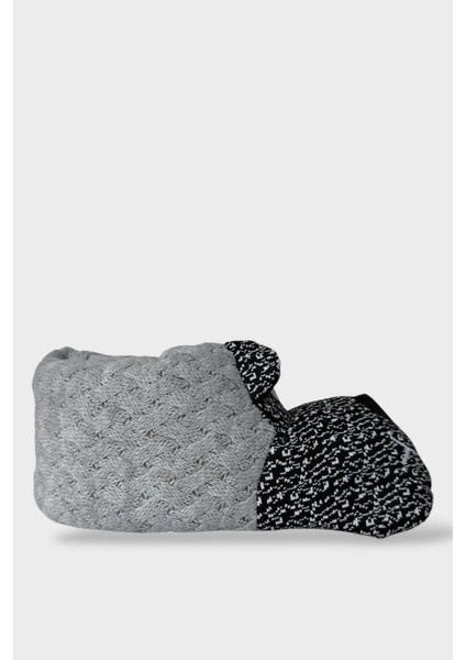 Erkek Örgülü Panduf Ev Botu Gri modelleri