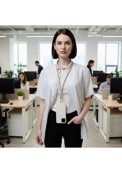 Telefon Boyun Askısı Paracord Örgü Tüm Kılıflara Uyumlu