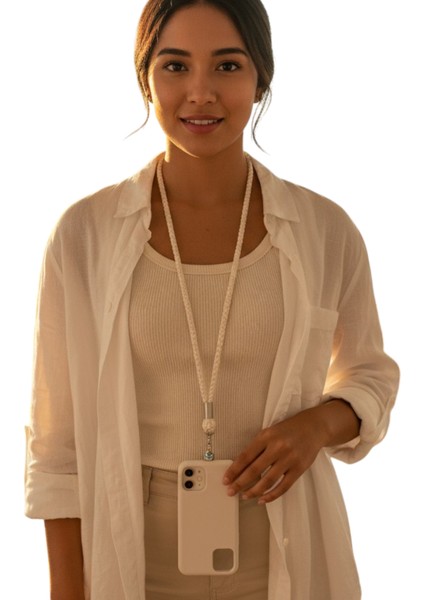 Telefon Boyun Askısı Paracord Örgü Tüm Kılıflara Uyumlu indirimleri